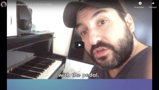 Tutoriel de Piano, Ibrahim maalouf donne des cours de piano