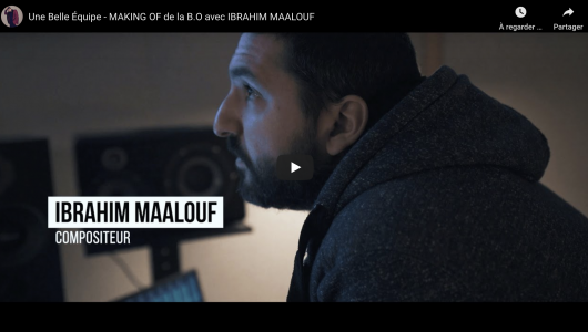 Ibrahim compose la musique du film Une Belle Équipe de de Mohamed Hamidi