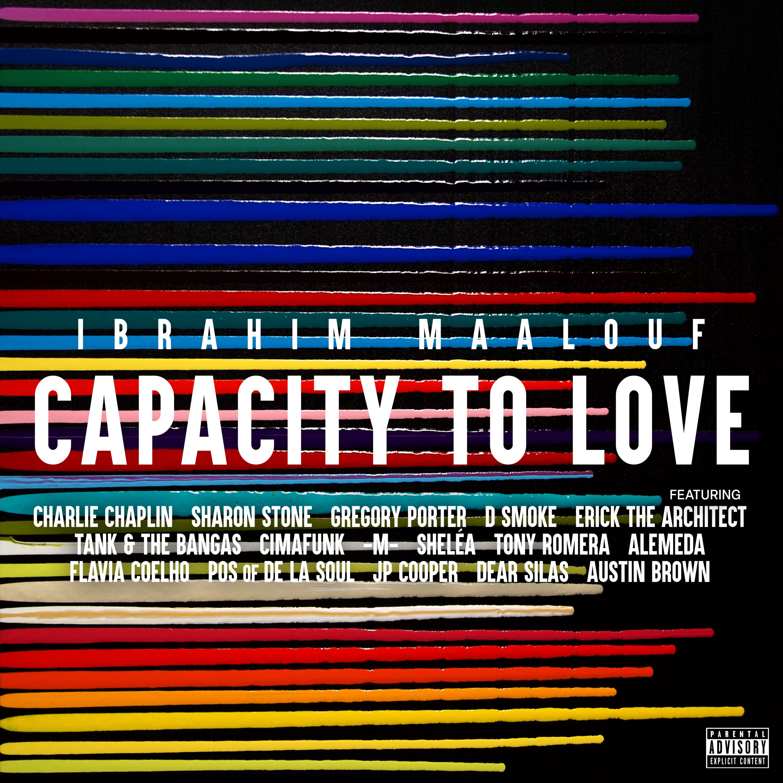 Capacity to love album cover 
Erick the architect cimafunk mathieu chided Alameda Sharon stone Charlie Chaplin de la soul Austin brown dear Silas flavia coelho tank and the bangas  shell Tony romera d smoke Gregory porter JP cooper