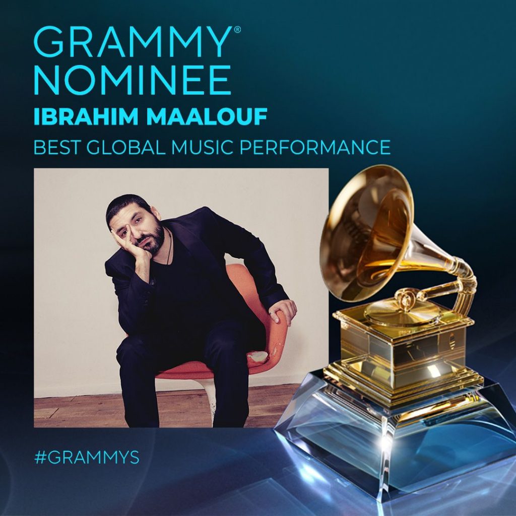 Ibrahim maalouf nominated for a grammy for best global music performance 