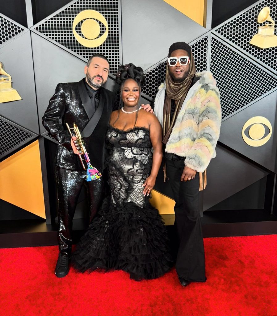 Ibrahim maalouf tank and the bangs and Cimafunk at the 66th grammy awards