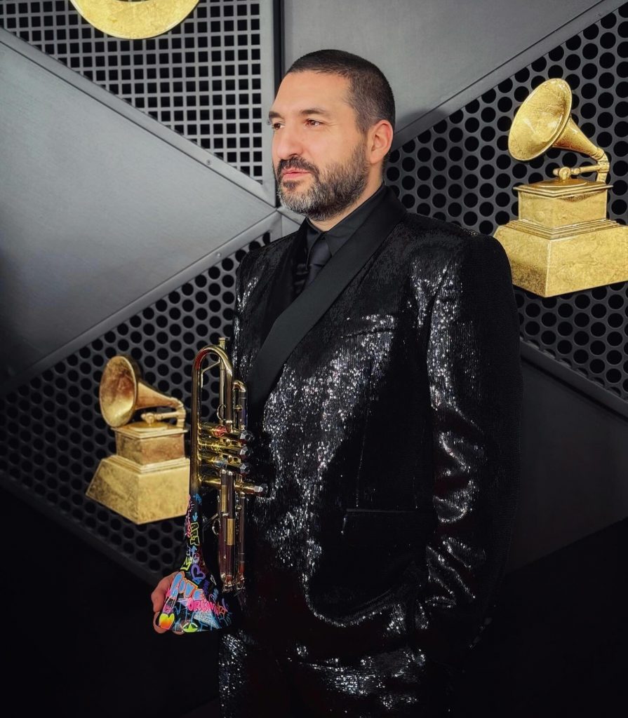 Ibrahim Maalouf at the 66th Grammy Awards Ibrahim Maalouf at the 66th Grammy awards